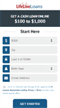 Mobile Screenshot of lifelineloans.net